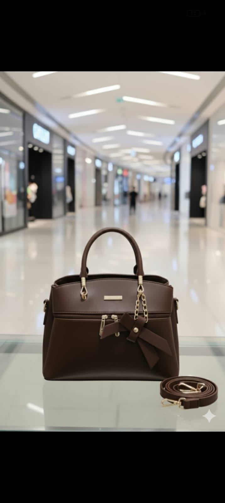Charm 4-Zipper Multi-Compartment Handbag —   handbag by HandbagsAvenue